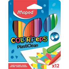 MAPED Zsírkréta, maped &quot;colorpeps&quot; plasticlean, 12 különböz&#337; szín 862011 kréta