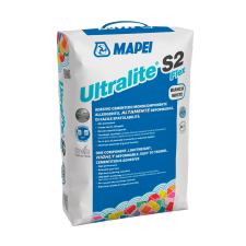 Mapei Ultralite S2 Flex cementkötésű ragasztóhabarcs szürke 15kg glett, gipsz, csemperagasztó, por