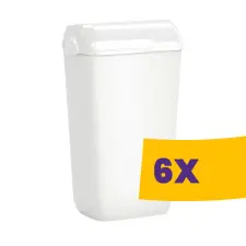 Mar Plast falra szerelhető szemetes Fehér 23L (Karton - 6 db) szemetes