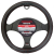 Maranello Kormányvédő 33-37cm fekete piros varrással (3890016) (3890016)