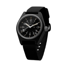 Marathon Black General Purpose Quartz with Date (GPQ) - 34mm karóra