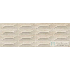 Marazzi Marbleplay Str.Gemma Travertino 3D Rett. 30x90 cm-es fali csempe M4PG csempe