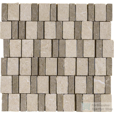 Marazzi Mystone Limestone Taupe Mosaico Mix 30,5x30 cm-es padlólap M8LP járólap