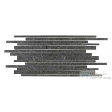 Marazzi Mystone Quarzite Black Muretto 30x60 cm-es padlólap M0Q9 járólap