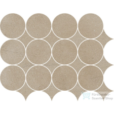 Marazzi Slow Sabbia Mosaico Circolare 32,1x41,6 cm-es padlólap,MP2X járólap