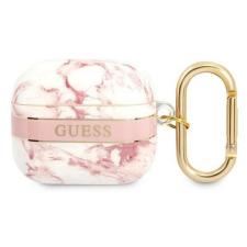 Marble Guess GUA3HCHMAP AirPods 3 borító rózsaszín/rózsaszín márványpánt kollekció fülhallgató, fejhallgató tok