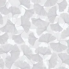 Marburg Stilizált ginkgo levél mintás tapéta finom vonalas textúrával -szürke színben tapéta, díszléc és más dekoráció