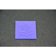 MARCIPÁN/FONDANT MINTÁZÓ, SZILIKON, LAP PITYPANG (6,5X6,5 CM) konyhai eszköz