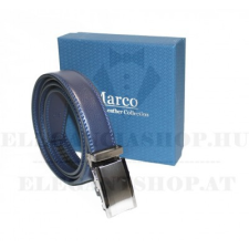  Marco Sergioni férfi bőr öv díszdobozban - Kék ajándéktárgy