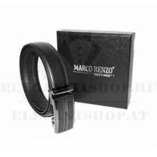  Marco Sergioni férfi bőr öv - Fekete ajándéktárgy