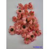  Margaréta selyem fej 5cm - Korall