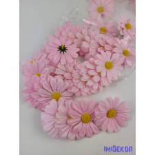 Margaréta selyem fej 6 cm - Rózsaszín dekorációs kellék