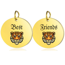 Maria King Best Friends tigrises páros medál lánccal vagy kulcstartóval (többféle) medál