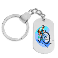 Maria King Biciklis kulcstartó több színben és formátumban kulcstartó
