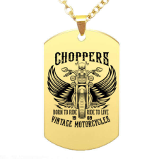 Maria King Choppers medál lánccal, választható több színben nyaklánc