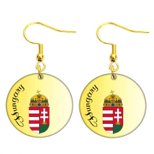 Maria King Magyar címer fülbevaló, választható több formában és színben fülbevaló