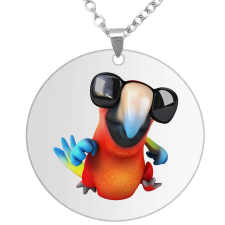 Maria King Napszemüveges Papagájos medál lánccal, választható több formában és színben nyaklánc