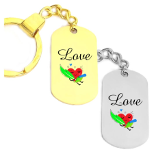 Maria King Páros Love kulcstartó több formában (szív, kör vagy dögcédula) kulcstartó