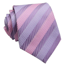 Maria King Rózsaszín-lila csíkos nyakkendő nyakkendő