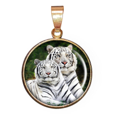 Maria King Szibériai tigrises medál lánccal vagy kulcstartóval medál