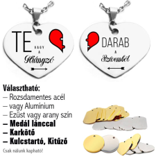 Maria King Te vagy a hiányzó... – páros medál lánccal vagy kulcstartóval medál