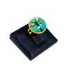 Maria King Vidám fa üveglencsés gyűrű, választható arany és ezüst színben