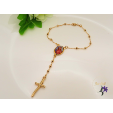  Mária védelmező antiallergén karkötő 18K karkötő
