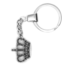 MariaKing Korona kulcstartó, ezüst színben kulcstartó