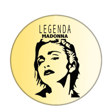 MariaKing Madonna – Acél kitűző – tűvel vagy mágnessel kitűző