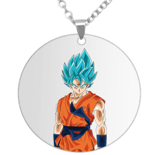 MariaKing Son Goku medál lánccal, választható több formában és színben nyaklánc