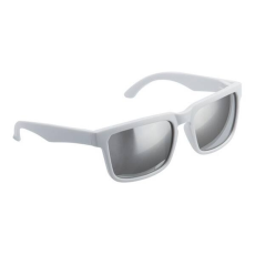 MariaKing Tükörlencsés klasszikus fazonú uniszex napszemüveg (fehér)