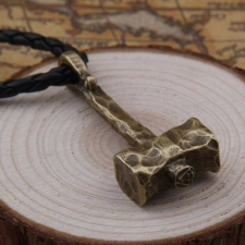 MariaKing Viking kalapácsos medál bőr nyaklánccal nyaklánc