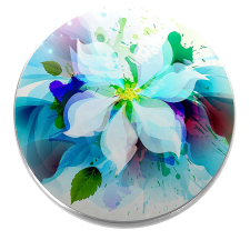MariaKing Virág – Acél exkluzív kitűző – tűvel vagy mágnessel kitűző