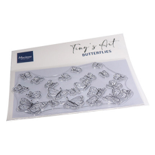 Marianne Design Szilikonbélyegző - Tiny&#039;s Art - Butterflies - Clear Stamps (1 csomag) bélyegző