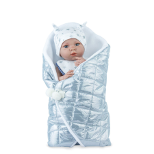  Marina&amp;amp;Pau baba - Kisfiú pólyában díszdobozban baba