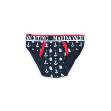 Marina yachting Fiú alsó - Pamutdzsörzé - nyomott mintás - sötétkék - 104
