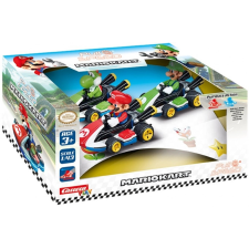 Mario Kart visszahúzós járművek 3 darabos készlet autópálya és játékautó