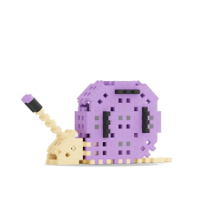 MARIOINEX Mini Waffle Nature Csiga 50 darabos építő készlet (906101) kreatív és készségfejlesztő