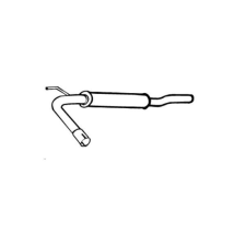 Marix Kipufogódob, VW Transporter 1.9D/2.4D közép (KC) kipufogó alkatrész