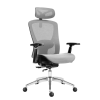 Mark Adler Ergonomikus irodai forgószék, hálós szellőzőanyag, dönthető háttámla, állítható ülésmélység, szürke
