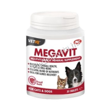 Mark &amp; Chappell M&amp;C Megavit Multivitamin tabletta (30 db) vitamin, táplálékkiegészítő kutyáknak