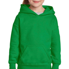 marka-logok-kicsi/gildan.jpg Gyerek Pulóver Kapucnis Hosszú ujjú Gildan Heavy Blend Youth Hooded Sweat - XL (176), Ír zöld