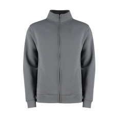 marka-logok-kicsi/kustom-kit.jpg Férfi hosszú ujjú pulóver Kustom Kit Regular Fit Zipped Sweatshirt XL, Sötétszürke marl