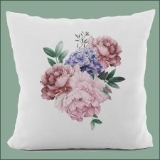 MarkizetaHome PEONY, pünkösdirózsa mintás díszpárnahuzat lakástextília