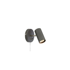 Markslojd Markslöjd COSTILLA Wall 1L Dark Grey/Satin Nickel - MS-108467 világítás