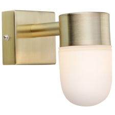 Markslojd Markslöjd Menton wall 1L Brushed brass/Opal világítás