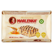  Marlenka mézes diós torta 100g csokoládé és édesség