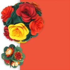 Marpa Jansen Tónuspapír, A4, 130g narancssárga dekorációs kellék