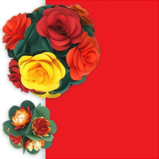 Marpa Jansen Tónuspapír, A4, 130g vérnarancs dekorációs kellék