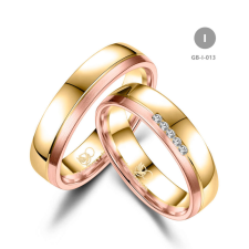 Marrya Gold 14 karátos Arany karikagyűrű pár - GB-013-14K-I gyűrű